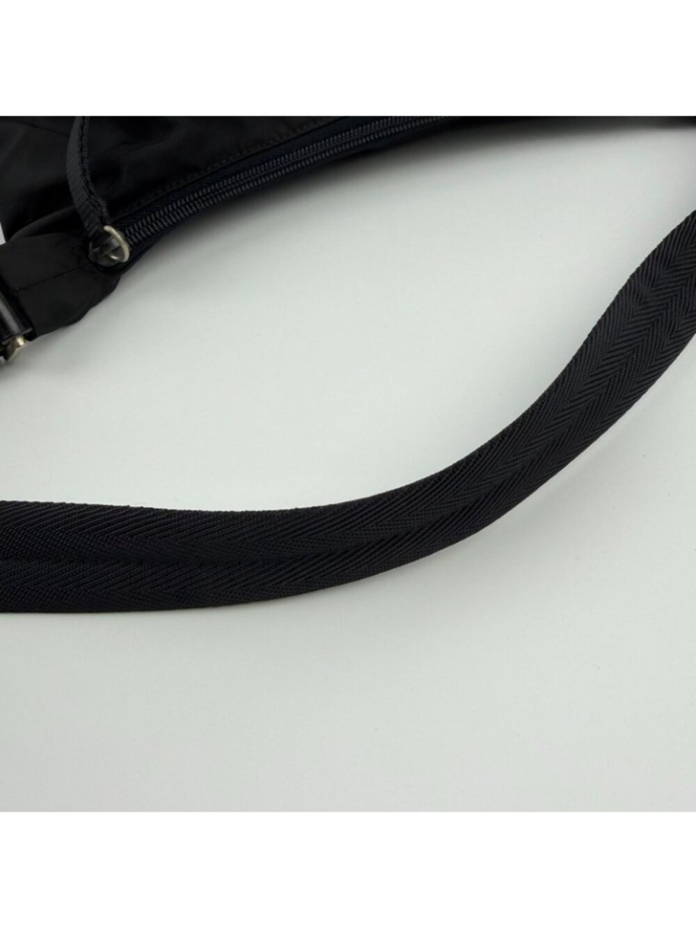 Prada Shoulder Bag Black Nylon Vintage - Picture 13 of 15